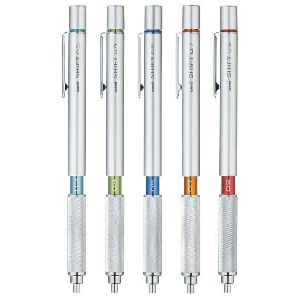 UNI M3-1010 Advanced Professional Drawing Mechanical Pencil Low Center of Gravity Pencil Drawing Pencil 0.3MM Silver Shaft - CHL-STORE 
