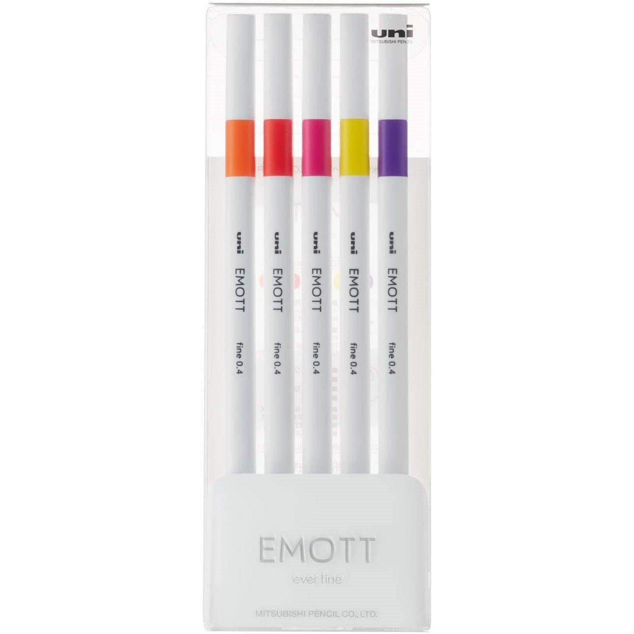 EMOTT 5 Color Water-Based Pen - Sleek and Vibrant Writing Tool – CHL-STORE