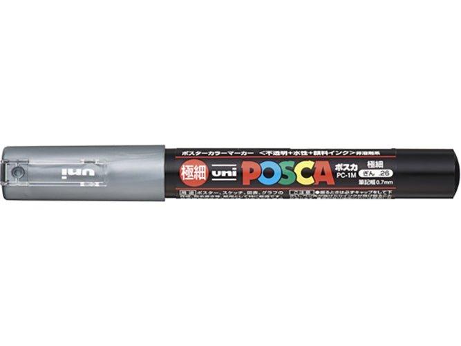UNI POSCA PC-1M Superfine Acrylic Marker Pen for Dark Surfaces