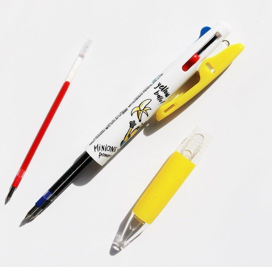 UNI SXE3504M05MIT JETSTREAM Limited Minions three-color pen ballpoint pen 0.5mm ball pen - CHL-STORE 