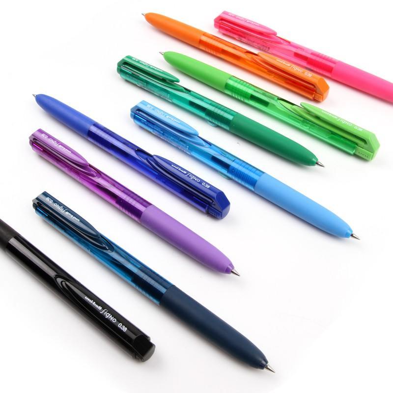UNI UMN-155 Uniball Signo RT1 Ten Color Set Gel Pen 0.5mm 0.28mm 0.38mm - CHL-STORE 