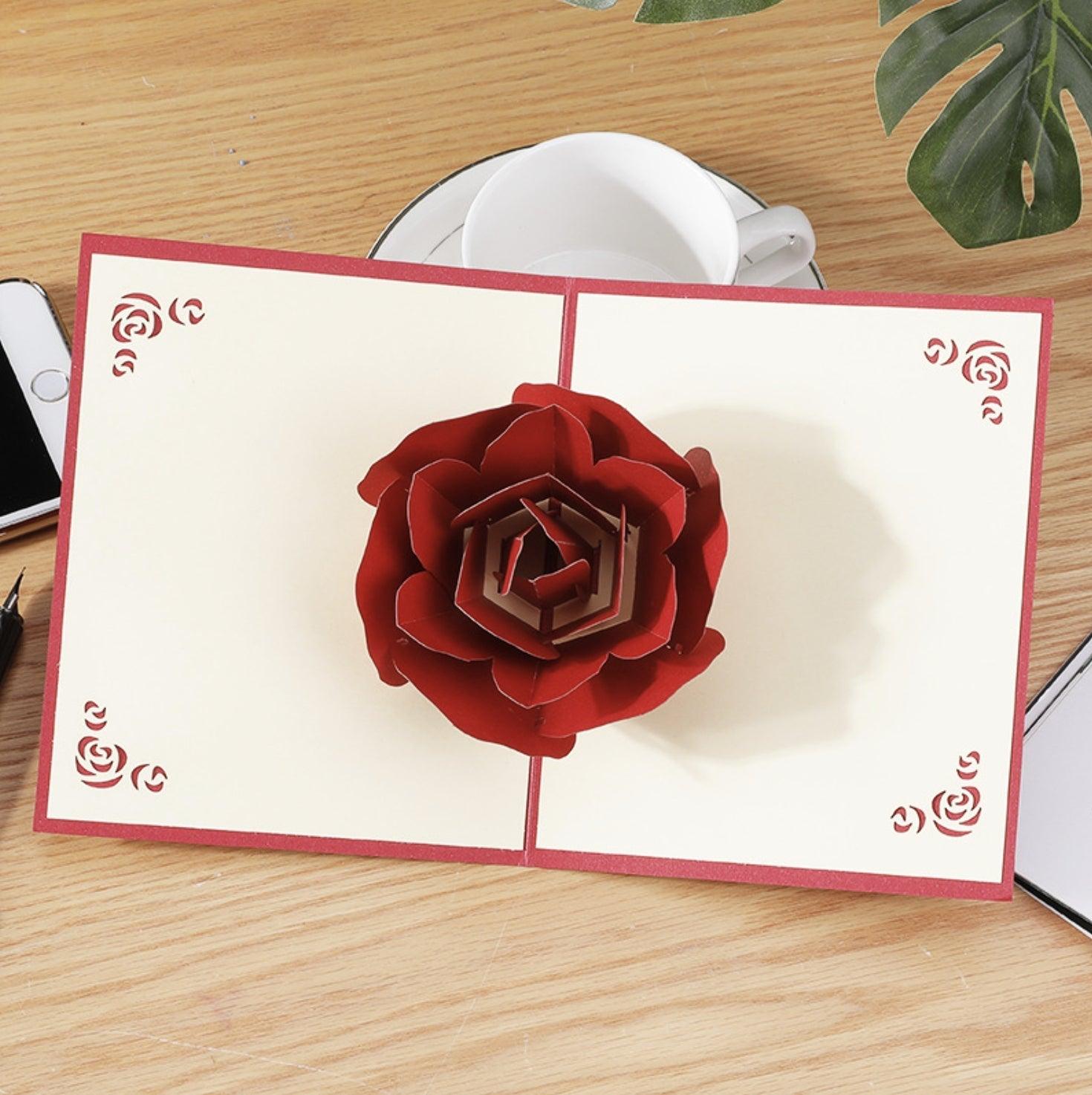 Valentine's Day greeting card confession 3D three-dimensional paper carving Festival greeting card NP-050014 - CHL-STORE 