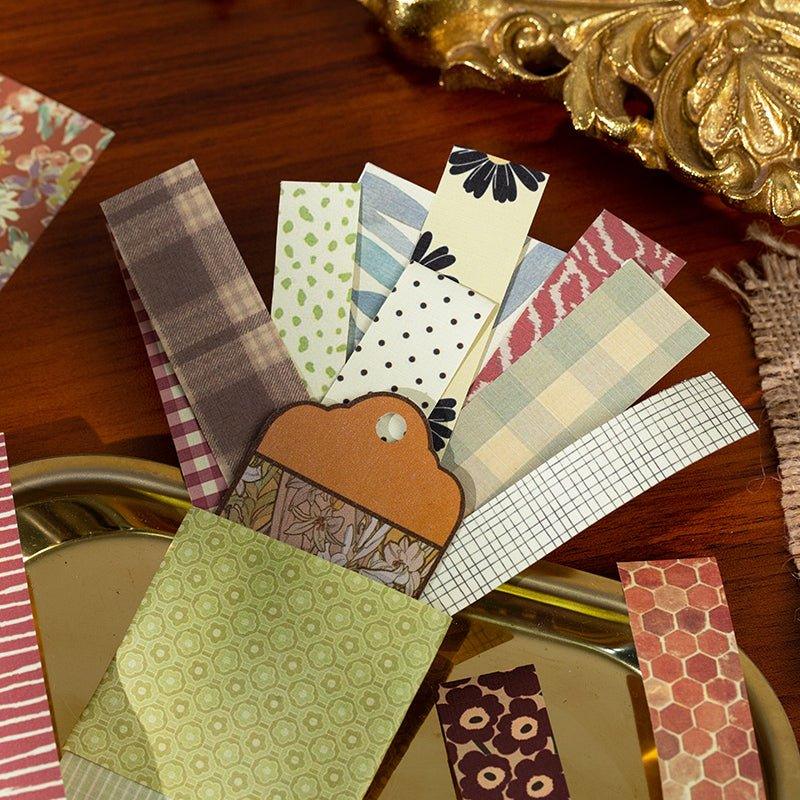 Vintage Decoration Textured Material Paper Time Warming Series Decorative Special Paper Material Paper 60 Sheets 6 Styles NP-050011 - CHL-STORE 