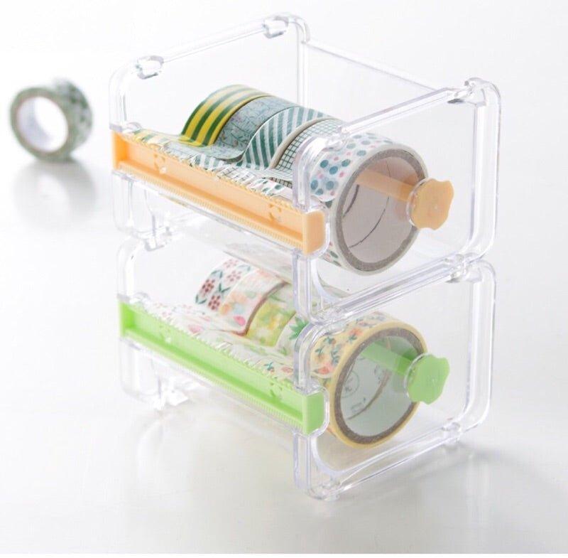Transparent Washi Tape Holder - Easy Dispensing and Organized