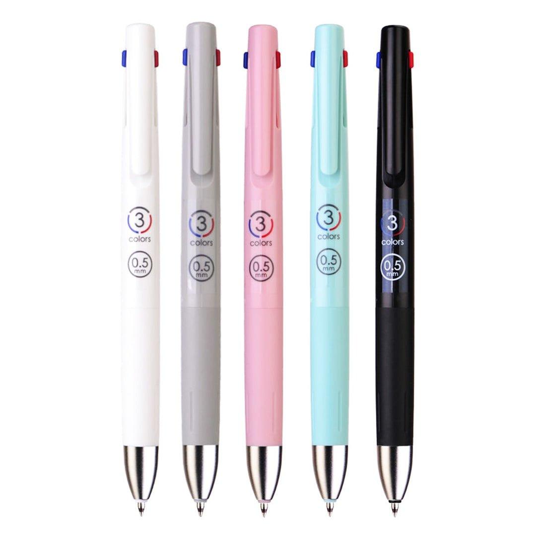 ZEBRA B3AS88 B3A88 BLEN series three-color 0.5MM 0.7MM medium oil pen - CHL-STORE 