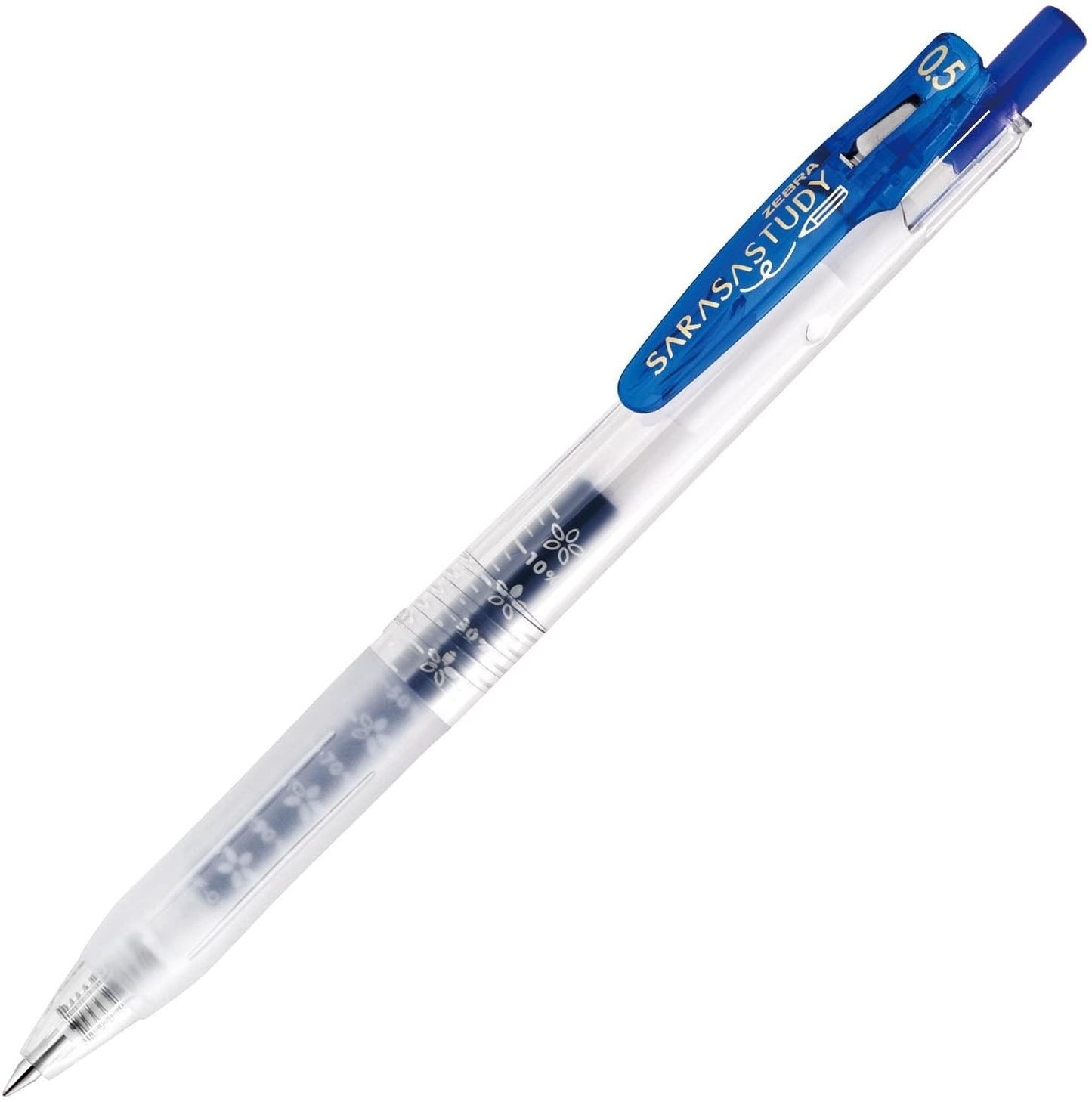 ZEBRA JJM88 SARASA STUDY ink scale learning essential 0.5mm neutral water pen ballpoint pen learning pen - CHL-STORE 