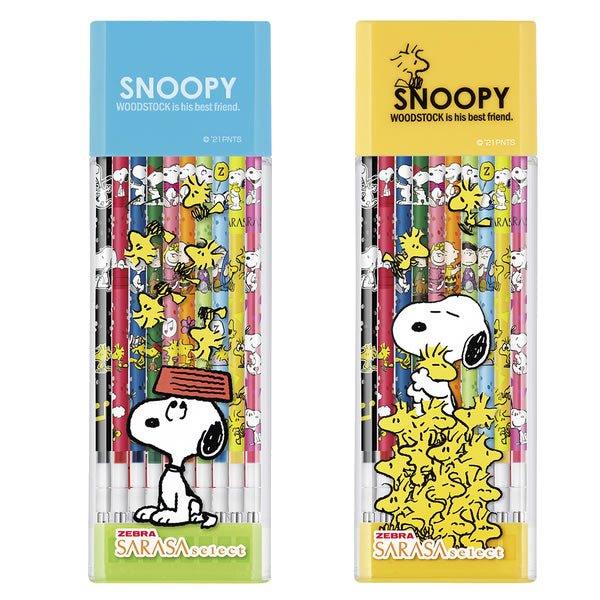 Zebra limited Snoopy SARASA select 0.4MM refill multifunctional refill ten color Set - CHL-STORE 