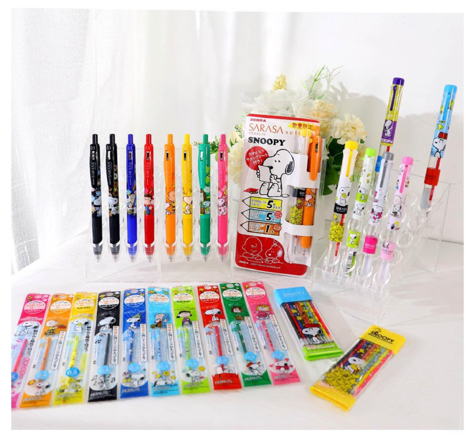 Zebra limited Snoopy SARASA select 0.4MM refill multifunctional refill ten color Set - CHL-STORE 