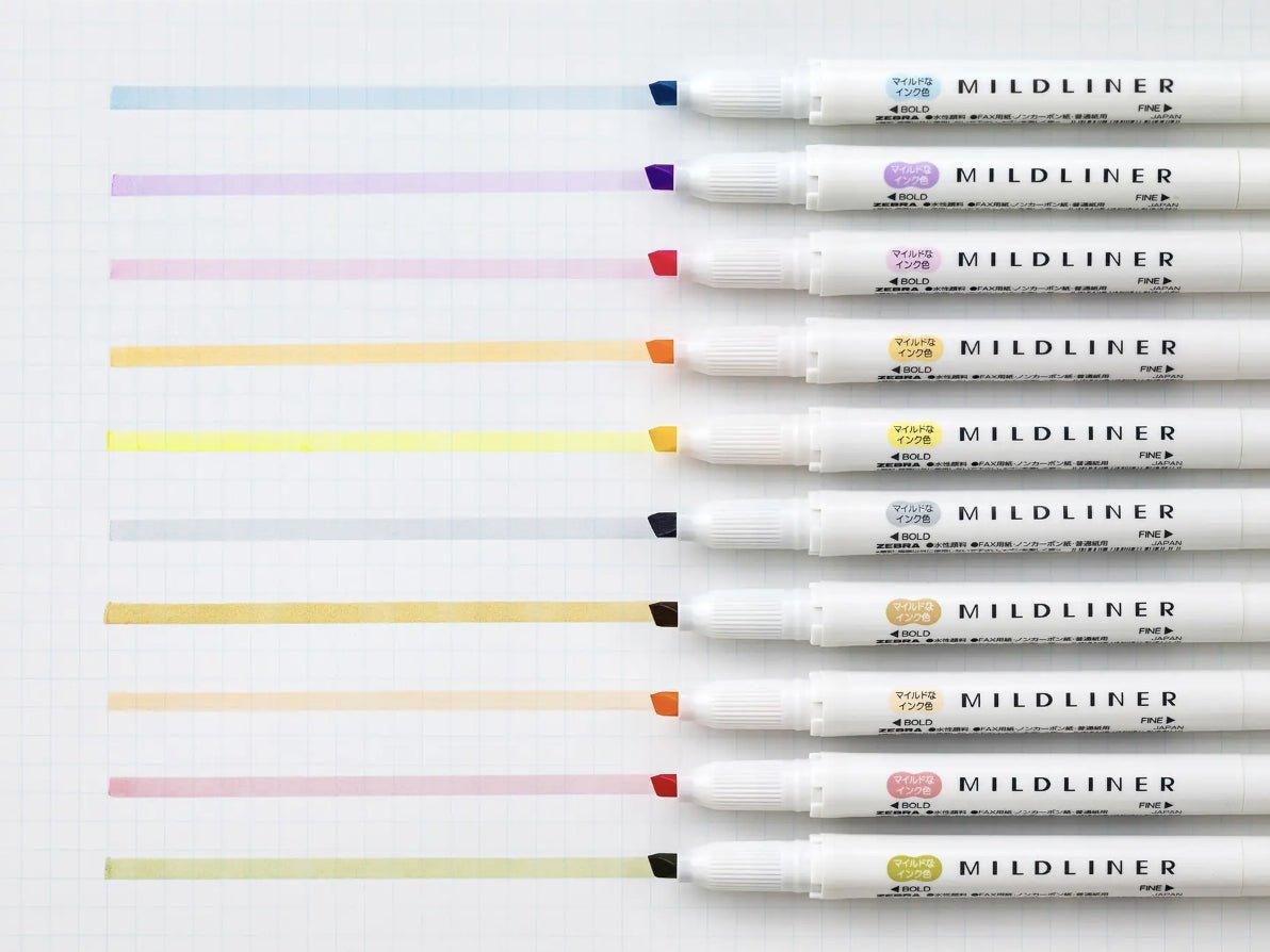 Zebra Mildliner Double-Headed Highlighter - Vibrant Ink Colors – CHL-STORE