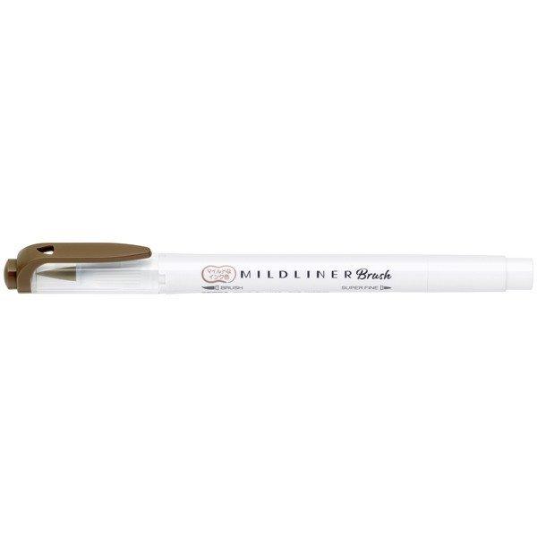 ZEBRA MILDLINER WFT8 double-headed highlighter soft-painted pen drawing marker water-based highlighter soft-headed brush extra fine - CHL-STORE 