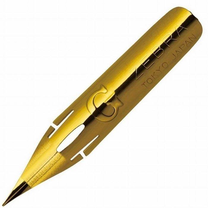 ZEBRA PG-7B-C-K PREMIUM Pen 10 pcs gold Nib comic pen sketch comic nib - CHL-STORE 