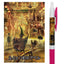 ZEBRA SARASA 0.5mm Chimney Towns Pope Series Black Ink Gel Pen 5 Color Set Black Ink Gel Pen Set - CHL-STORE 
