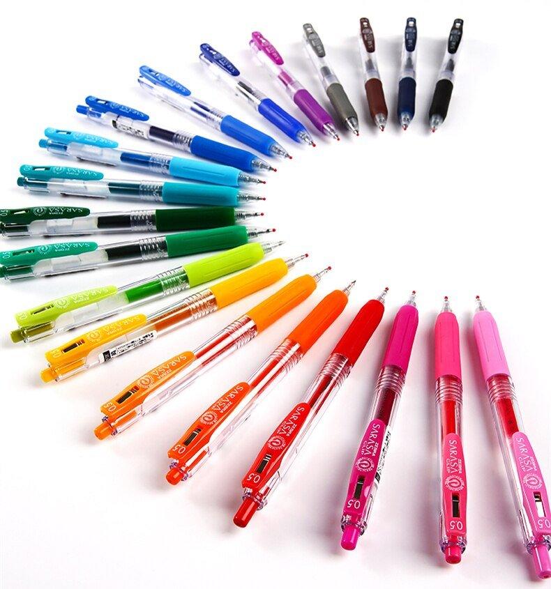 ZEBRA SARASA CLIP Environmental Gel Pen JJ15 0.5mm Total 20 Colors - CHL-STORE 