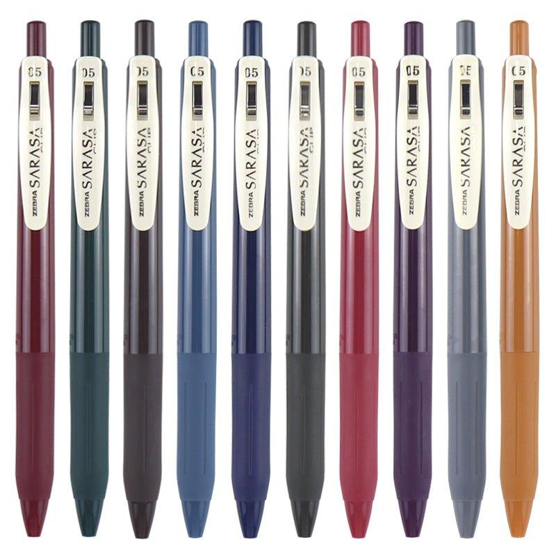 ZEBRA SARASA Vintage Color 0.5mm Vintage Color Gel Pen JJ15 - CHL-STORE 