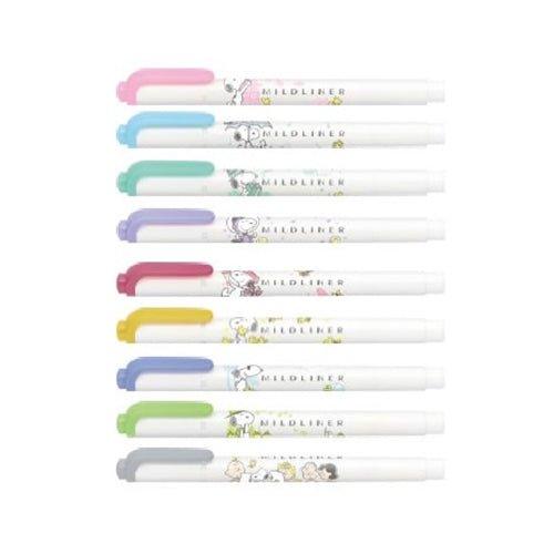 Zebra WKT7-SN2 Snoopy series limited WKT7 soft color cool color highlighter five-color group single - CHL-STORE 