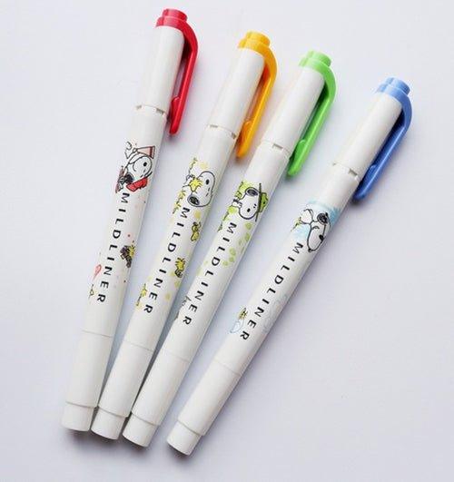 Zebra WKT7-SN2 Snoopy series limited WKT7 soft color cool color highlighter five-color group single - CHL-STORE 