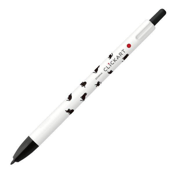 ZEBRA WYSS22-YM CLICKART water-based pen cute pattern limited cute illustration limited pen holder single - CHL-STORE 